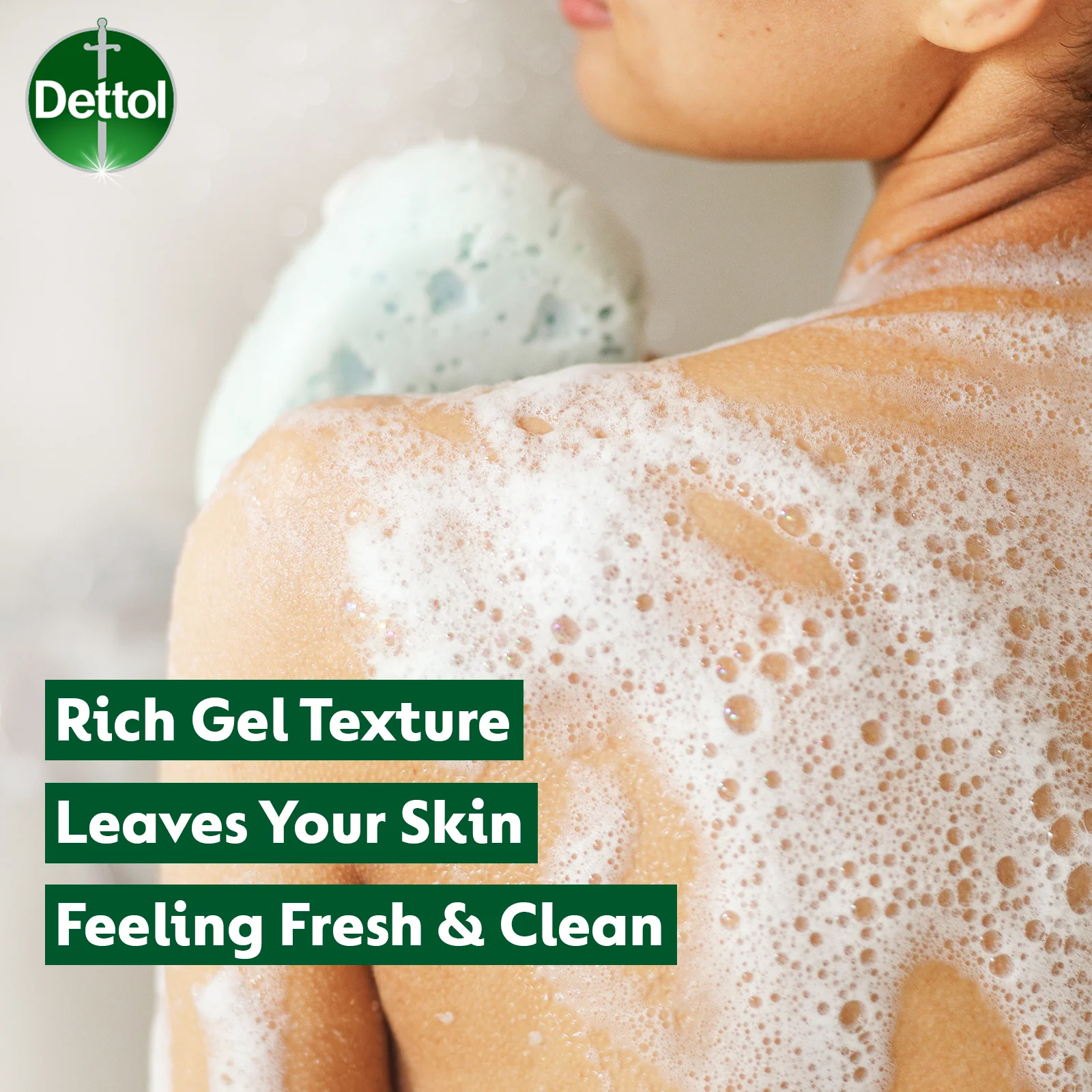 DETTOL SHOWER GEL SKINCARE 900G - Image 5