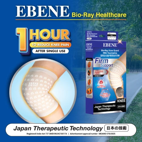 EBENE BIO RAY KNEE GUARD W TOURMALINE+MEN SOCKS S - Image 6