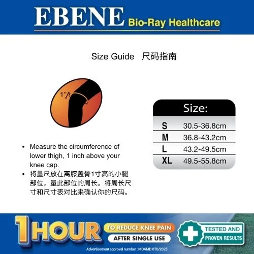 EBENE BIO RAY METAL SUPPORT KNEE GUARD (S) - Image 9