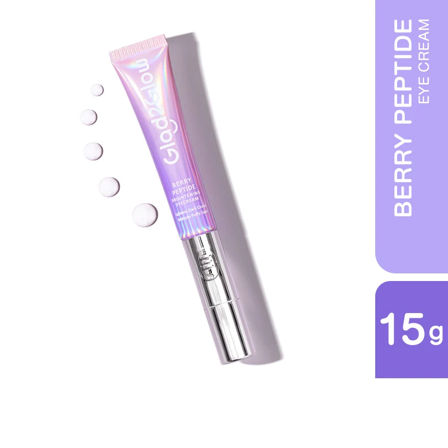 GLAD2GLOW Berry Peptide Brightening Eye Cream 15g - Image 2