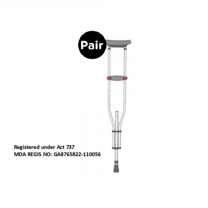 HOSPIGUARD SHOULDER CRUTCHES FOR ADULT M MY09251L-M 2S