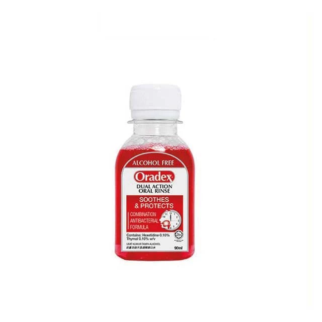 ORADEX DUAL ACTION ORAL RINSE 90ML