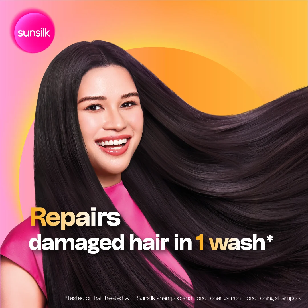 SUNSILK SHAMPOO DAMAGE RECONSTRUCTION 320ML - Image 4