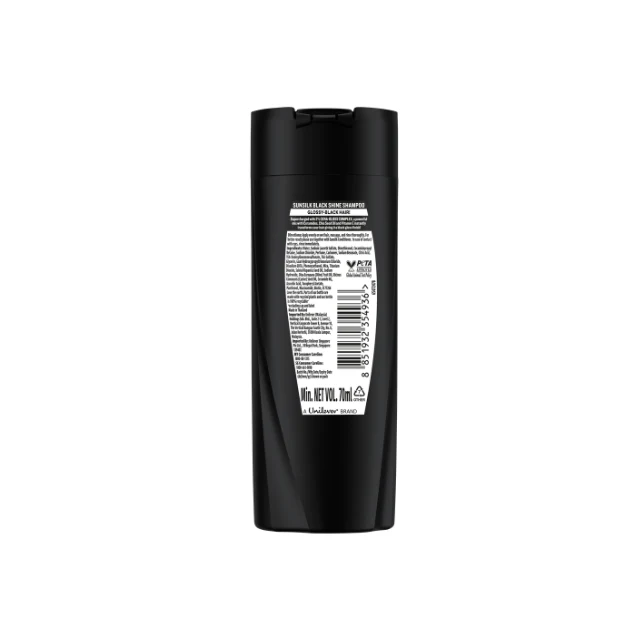 SUNSILK SHAMPOO DAZZLING BLACK SHINE 70ML - Image 2