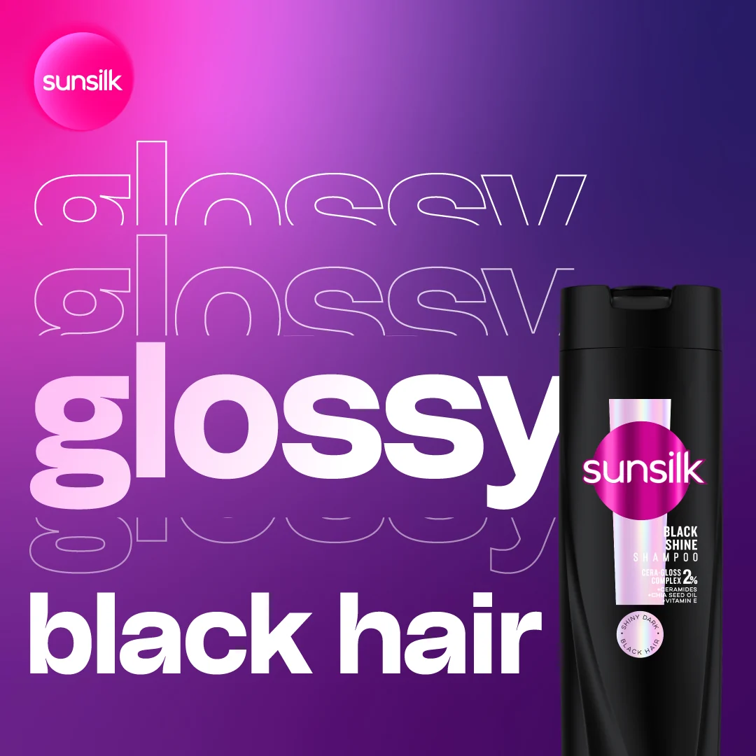 SUNSILK SHAMPOO DAZZLING BLACK SHINE 70ML - Image 7